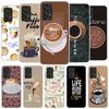 Coffee Wine Cup Phone Case For Samsung Galaxy A17 A37 A57 A16 A26 A36 A56 A15 A25 A35 A55 A14 A24 A34 A54 A13 A23 A33 A53 A15 A2