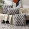 Cushion Cover Cozy Plush Pillow Cover Tufted for Sofa Living Room Decoration Cushion Cover Nordic Home Decor Winter Pillowcase