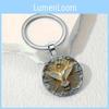 Lighted Dove Pendant Keychain With Zinc Alloy Keyring For Elegant Gift Decor