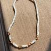 Bohemian Vacation Shell Necklace Handmade Beaded Jewelry Spring