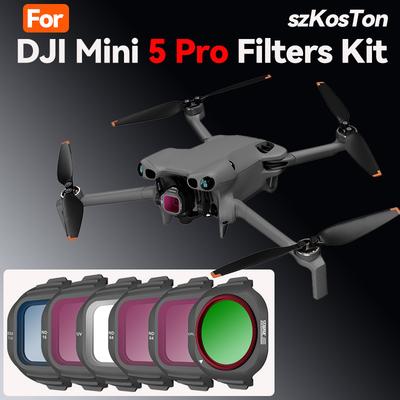Lens Filters for DJI Mini 5 Pro UV CPL ND8/ND16/ND32 ND64 Neutral Density Filter Set Drone Photography Accessory