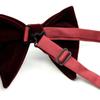 Christmas Gift Women Formal Wear Accessories Bow Knot Bow Tie Horn Bow Ties Neck Tie Planted Velvet