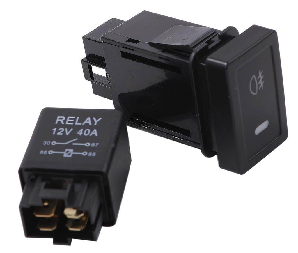 For Suzuki Fog Wiring Fog Lamp Relay Harness LED Switch H8 H11 H16 Aftermarket