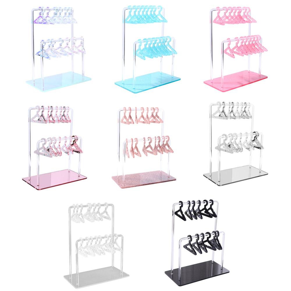 Detachable Dangle Earrings Display Racks Clothes Hanger Ear Studs Stand  Desktop Display