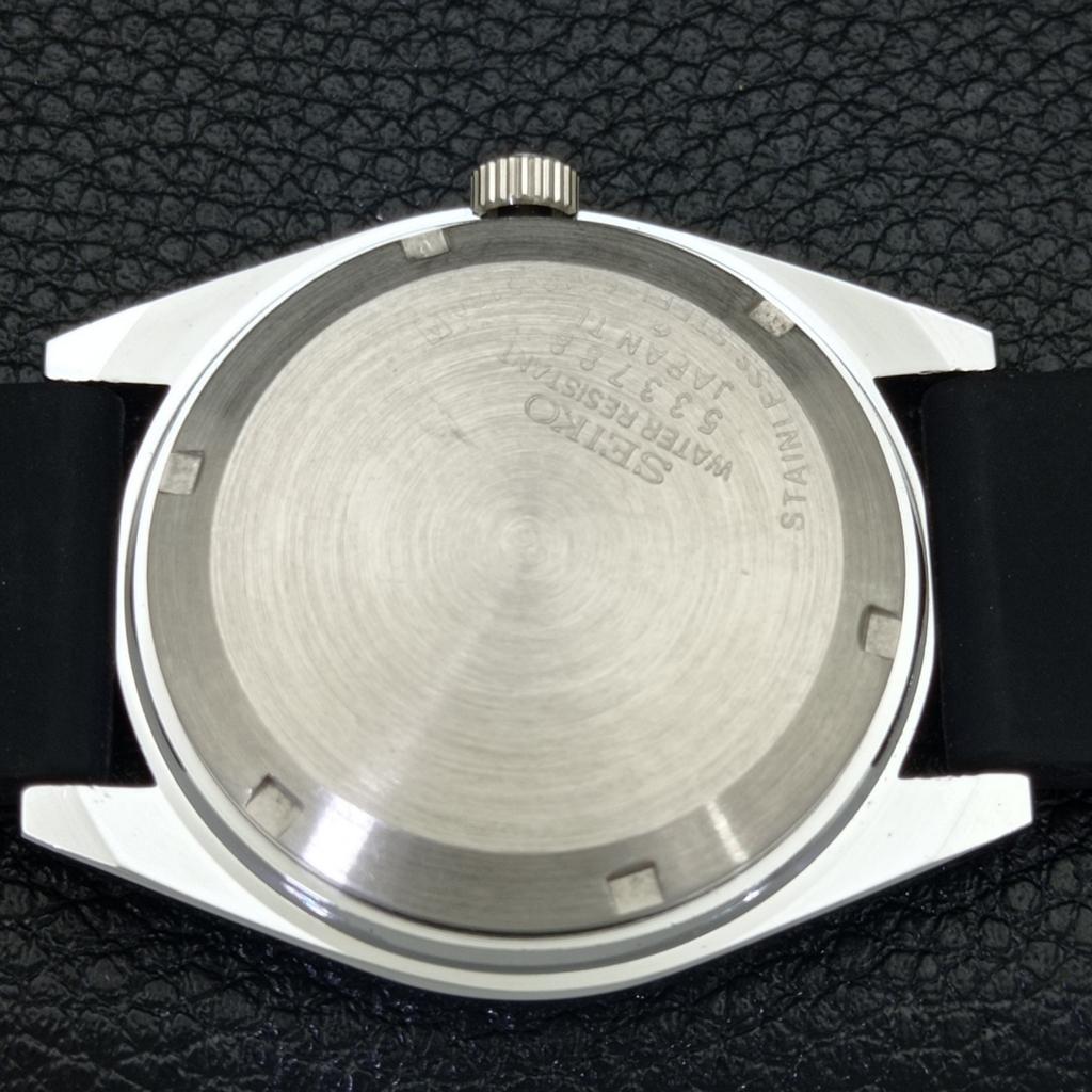 REFURBISHED SEIKO 5 AUTOMATIC MENS WATCH JAPAN MADE WHITE DIAL CUSTOM A440085-2 QV90-a440085