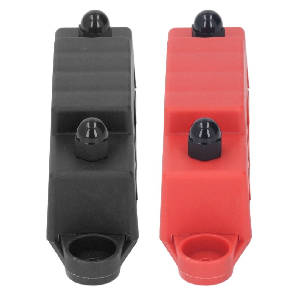 2Pcs 4 Terminal Power Distribution Block M8 Screw Bus Bar 250A  Automobile