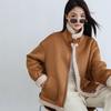 KAISER Women's Lamb Shearling Wool Suede Winter Coat