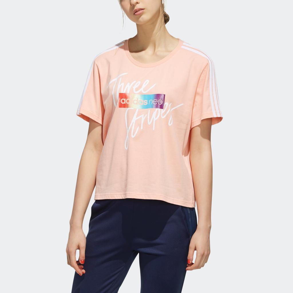 Adidas Neo T Shirt Women's Bright Light Pink FK9958