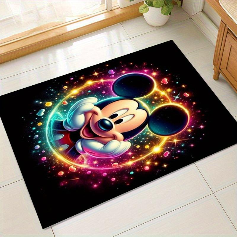 

1pc. Mickey Mouse Colorful Glitter Home Office Chair Rug Outdoor Gift Carpet Matz0410155 60cm by 90cm