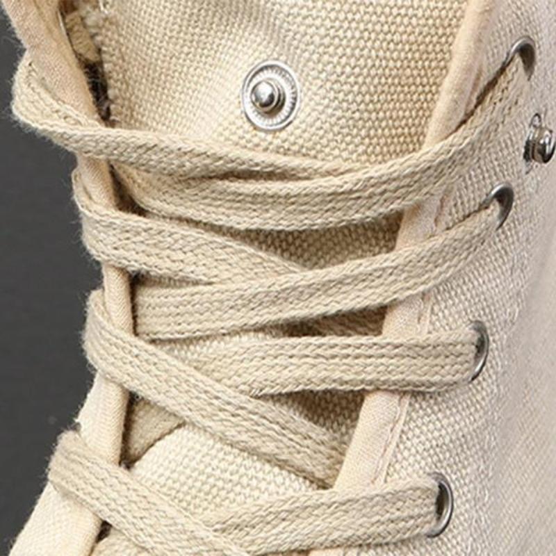 Shoelife Fashion Women's Fashion Top Quality Canvas Boots Lace Up Palladium Canvas Shoe Ankle Boots Motorcycle Boots
