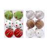 6Pcs Christmas Tree Hanging Decorations Shatterproof Christmas Ball Ornaments for Festival Porch Door New Year Birthday