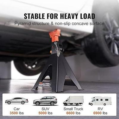 6T Car Jack & Safety Stand for Tire Repair