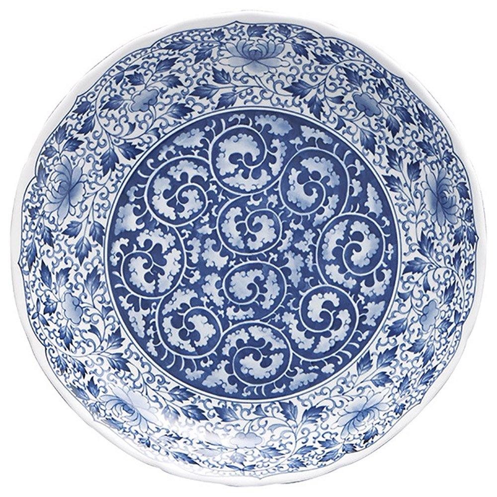 

Koyo Pottery Large Plate, Dark Arabesque Pattern, 31.5cm, 54907016