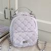 Fashion Handbag Women's Niche High-value Women's Backpack Autumn New Diamond Chain Backpack