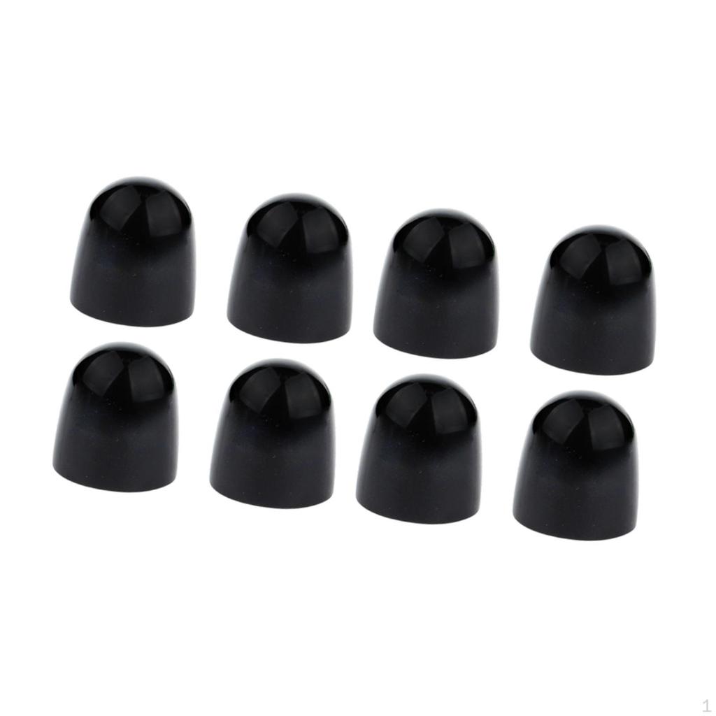 8 Pieces Toilet Bolt Caps Bathroom Accessories Lightweight Easy To Install Practical Screw