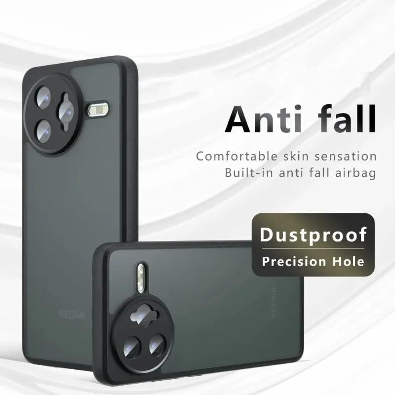 F7 Matt Ütésálló Telefontok Poco F7 Ultra készülékhez Kemény Ütköző Puha Átlátszó Hátlap Poco F7 Pro F7Ultra készülékhez Tok