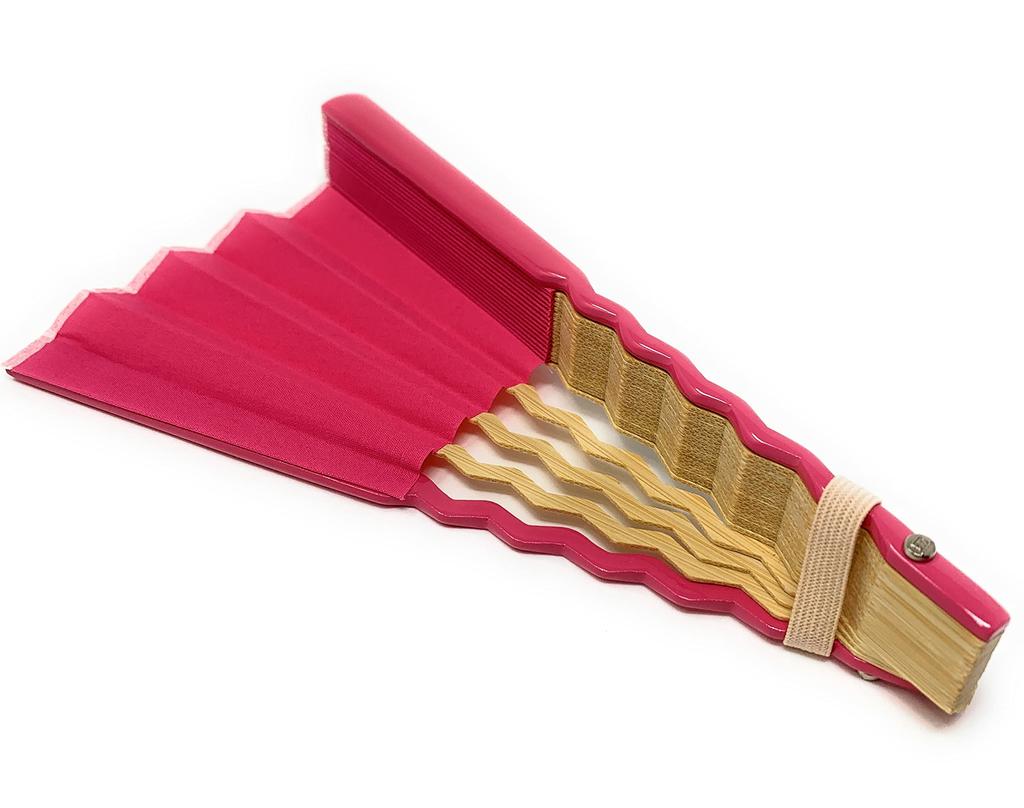 Shoroku GIZAGIZA Fan [Nishikawa Shoten] (Orange)