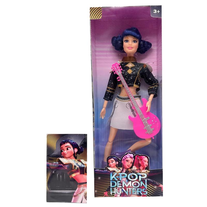 @@@ NEW Live-Action Kpop Demon Hunters Figure Toy Rumi Mira Zoey Mira Theme Song Of Colorful Lights Birthday Gifts For Girls