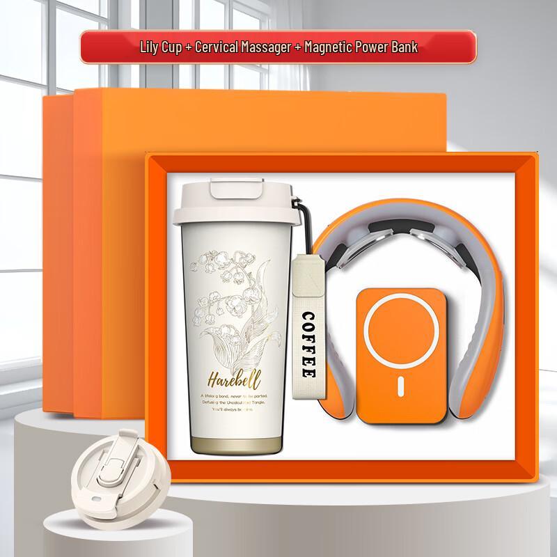 Lily of the Valley Portable Coffee Cup Set