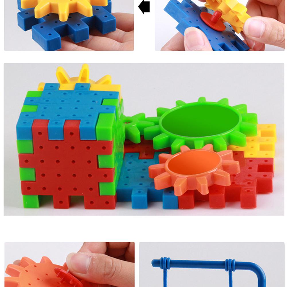 81PCS Children Enlightenment Puzzle Electric Building Blocks Amazing DIY Toy Set with Random Color