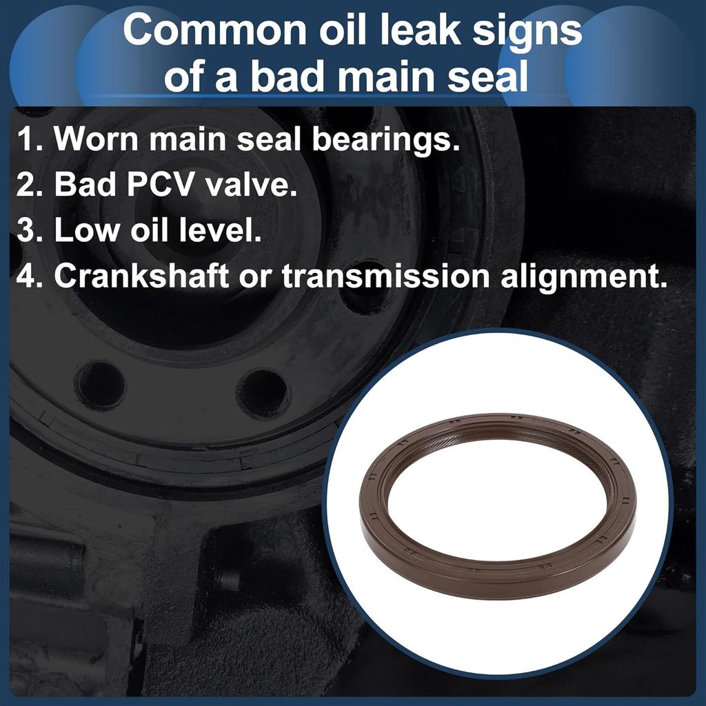 Crankshaft Oil Seal Rear Main Seal No.96376569 for Honda Accord Civic for GMC Sierra