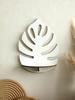 White Leaf Floating Wall Shelf Display Wooden Plant Flower Pot Tray Storage Rack Home Decoration for Girl Room Wall Decor Gift