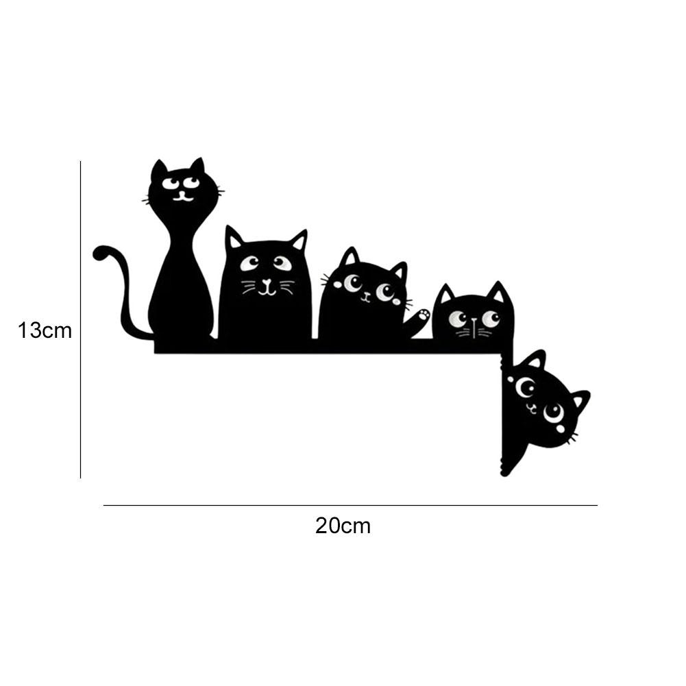 Metal Black Cat Door Topper 2025 Halloween Party Decor Creative Door Corner Sign Door Frame Decor Wall Art Handicraft Home Decor