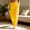 Women's Casual Color Drawstring Sweatpants with Pockets for Everyday Wear