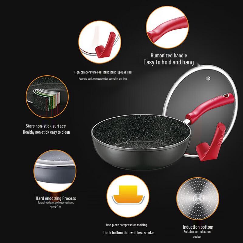 Supor Star Stone Non-stick Frying Pan 28CM