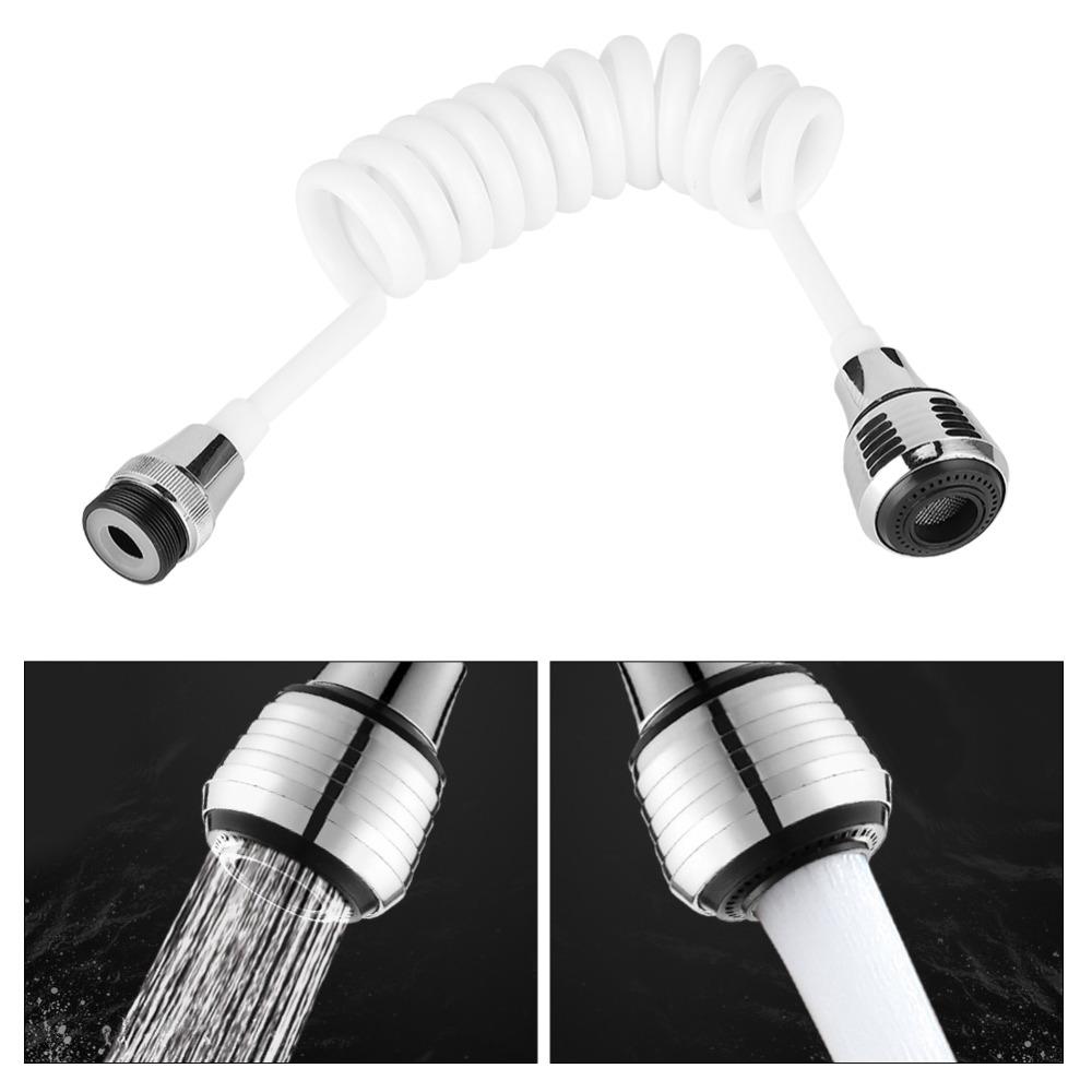 Stretchable Hose Faucet Extender Foaming Water Retractable Kitchen Faucet 11.8in To 55.1in Flexible Tap Extender