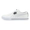 Puma Ever Fs Cv Plátno Prodyšné Odolné Protiskluzové Nízké Skate Boty Unisex Skate Boty Bílé Černé 383865-04