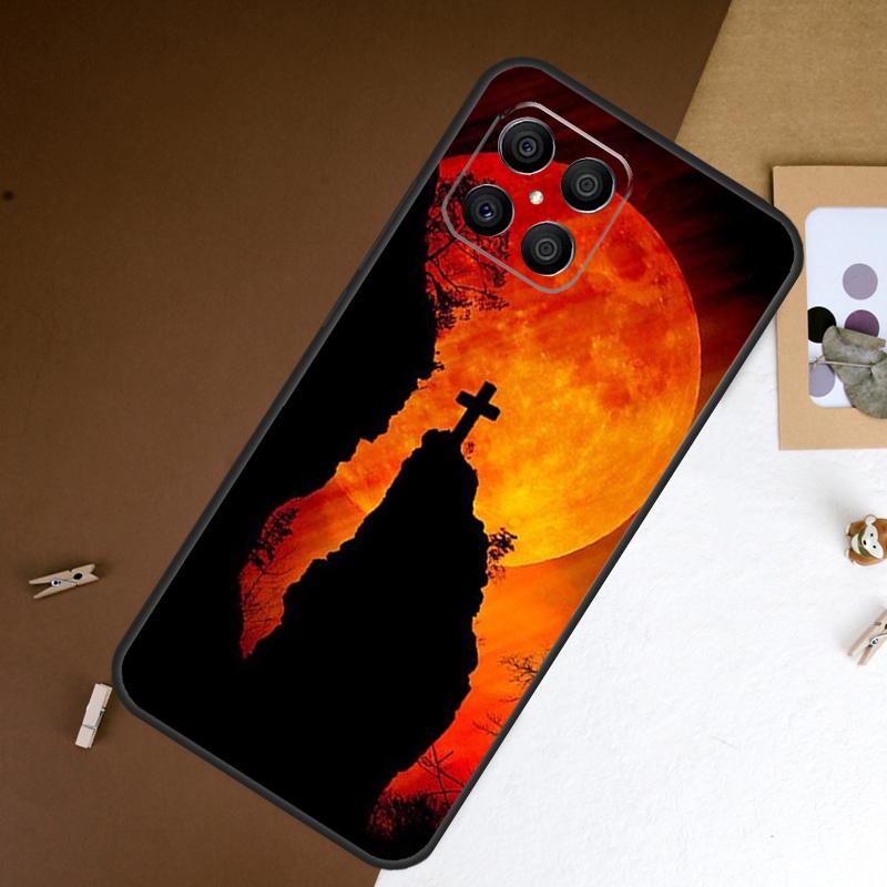 Jesus Cross Case For Honor 70 50 90 Lite Magic 6 5 Pro Cover For Honor X8a X9a X7a X6a X9b X8 X9 X7 8X