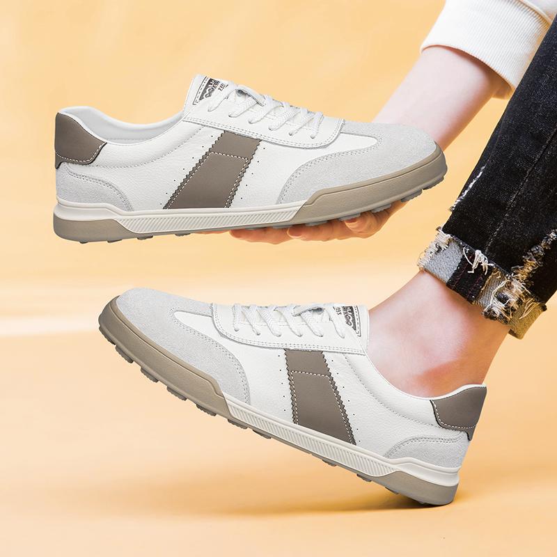 Trend Oxford Shoes Men's Classic Flats Male Skateboard Shoes Outdoor Leather Soft Sole Footwear Comfortable Casual Driving Shoes