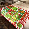 Christmas Gift Comedy Movie How the Grinch Stole Christmas blanket home warming, four season bed decoration sofa cover flannel throwing blanket K18