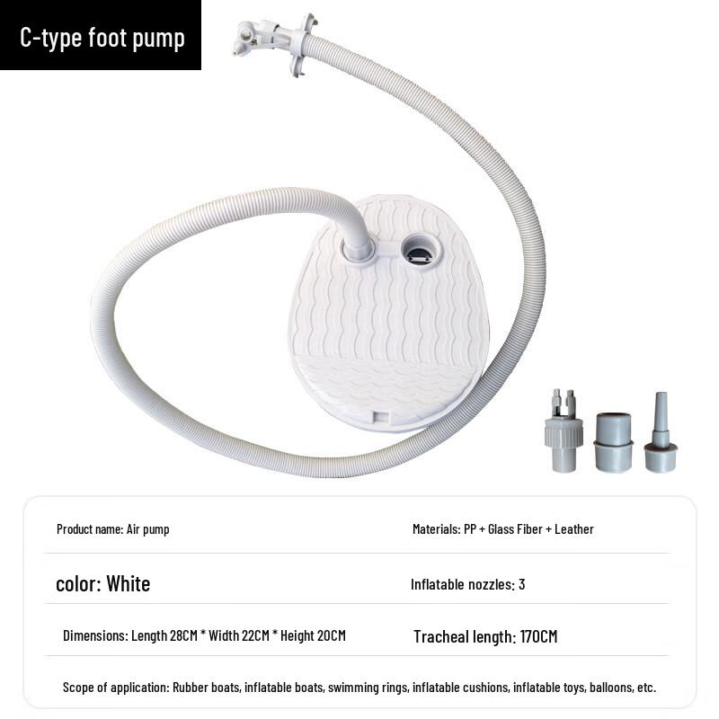 Emergency Inflatable Boat Foot Pump