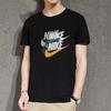Nike Sport Casual Logo Print Short Sleeve T-Shirt Men Tops Black DV3317-010