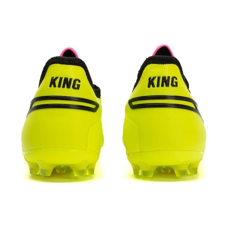 Puma King Ultimate Round Toe Comfortable MG (Rubber Short Stud) Breathable Lightweight Soccer Shoes Men Soccer Shoes Yellow 107252-03