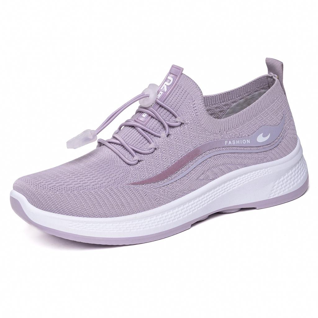 Women's Shoes Spring Couple Shoes Breathable Versatile Shock Absorbing Walking Shoes Comfortable Anti Slip Shoes Middle Aged Mom Shoes