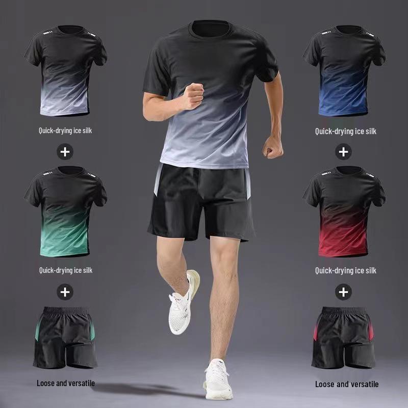 Ice Silk Loose Fit Summer Running T-Shirt