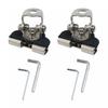 For car LED Light Bar Brackets 2pcs for SUV Hood Spotlight Installation