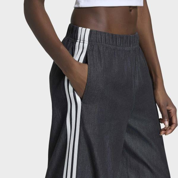 Adidas Summer Glow Denim Wide Leg Pants Ky8112