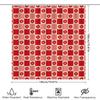 Beautiful Flower Printed Shower Curtain Bathroom Decor Waterproof Fabric Shower Panels Home Decoration