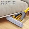 ZNM Sponge Mop, Wet/Dry Floor Mop, Highly Absorbent, Lightweight, for Floor and Bathroom Cleaning, No Hand Washing Required, Wet Mop with One-Hand Ope