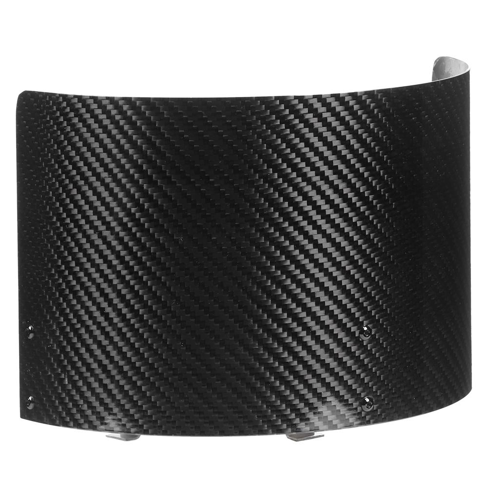 Carbon Fiber Air Intake Cone Cover Air Filter Heat Shield Universal Auto Modified PartsGlossy Carbon Fiber