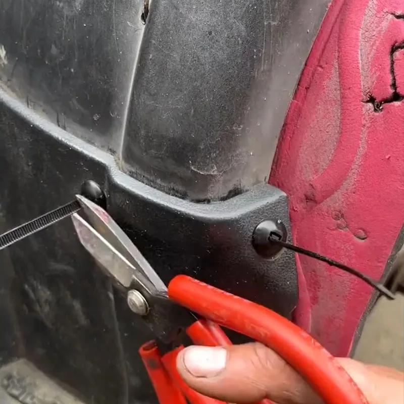 New type of cable tie buckle through nail multifunctional automotive universal cable tie universal cable tie buckle fastener