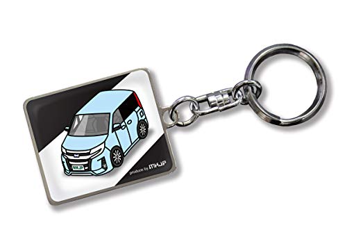 

MKJP Custom Keychain Toyota Noah ZRR80 Late Model Base: Черный цвет автомобиля: Светло-синий