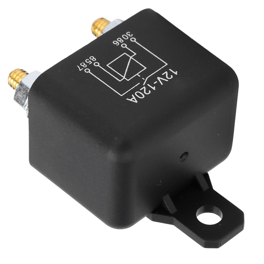 Start Relay 4?Pin Normally Open Lightweight Replacement Part for Car 12VDC 120A