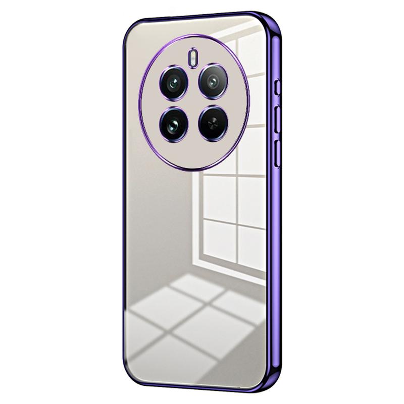 For Realme 12 Pro 5G/12 Pro+ 5G TPU Anti-fall Cover Electroplating Mobile Phone Case
