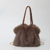 Women's Plush Shoulder Bag Large Capacity Tote Bag