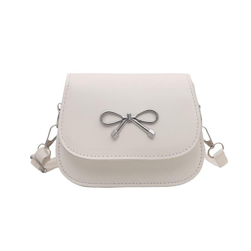 High-value Popular Bag 2025 New Women's Bag Temperament Bow Shoulder Bag Personalized Fashion Versatile Messenger Bag